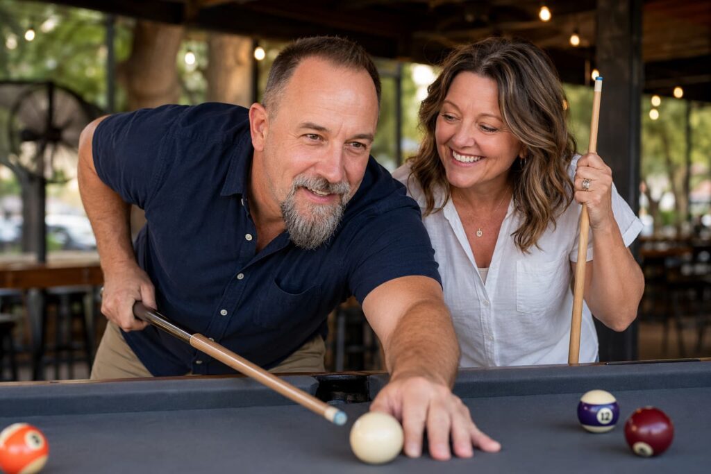 Mike and Alysia - Having Fun